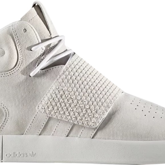 adidas Shoes - ADIDAS • White High Top Tubular Sneakers • 5.5